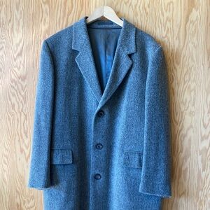 Vintage Wool Topcoat- Men’s